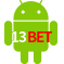 Aplicativo 13BET para Android